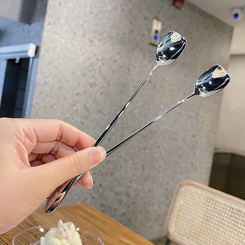 Ice Pick Pick - Cuchara agitadora de mango largo de