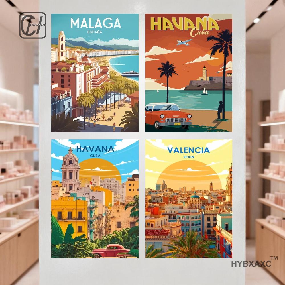 Home Barcelona - Póster de viaje de España, París,