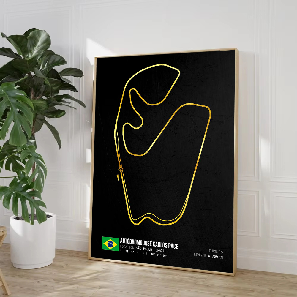 Póster de pista de circuitos d - Home Barcelona reseña y precio