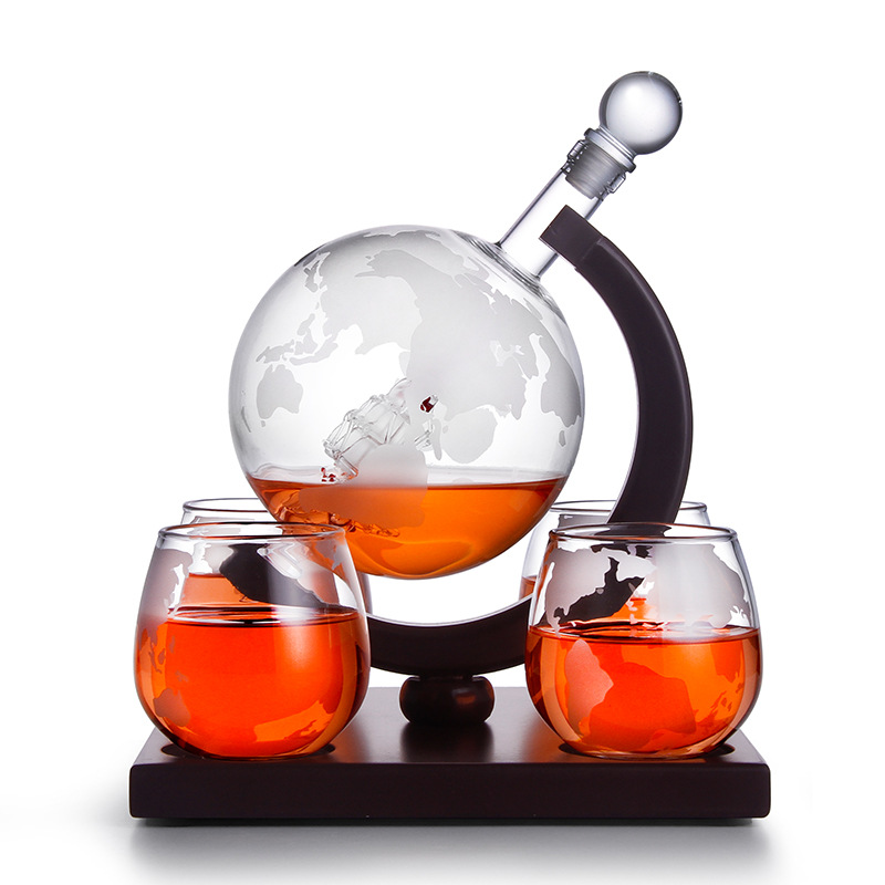Decantador de globo de cristal - Decanter Globe Set reseña y precio