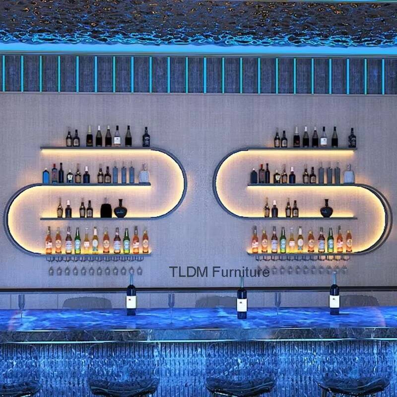 Estante de Pared de Hierro con - Home Bar Setup reseña y precio