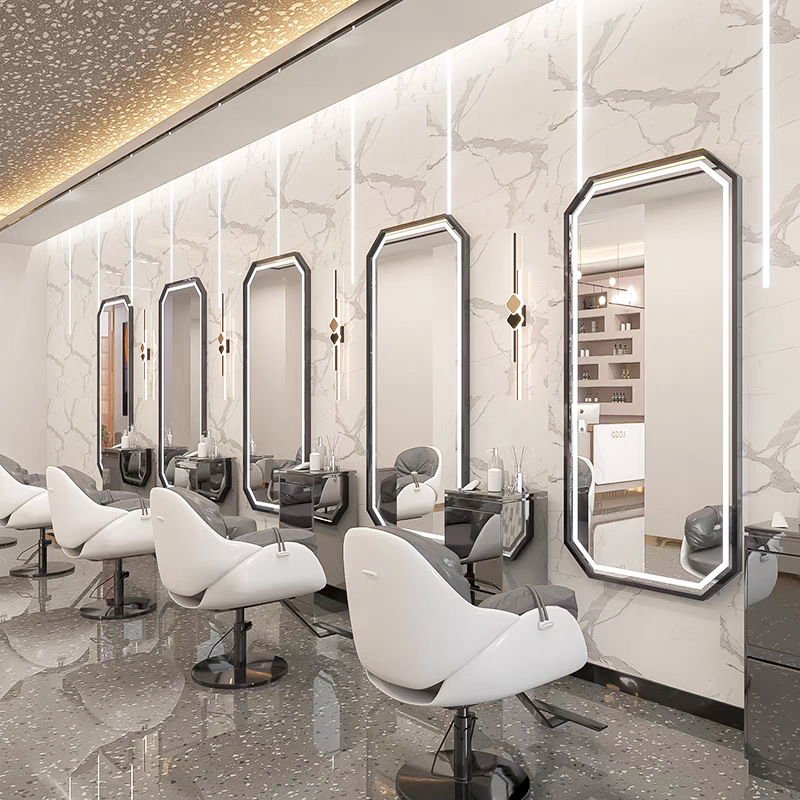 Espejo de cuerpo entero con lu - Home Barber reseña y precio
