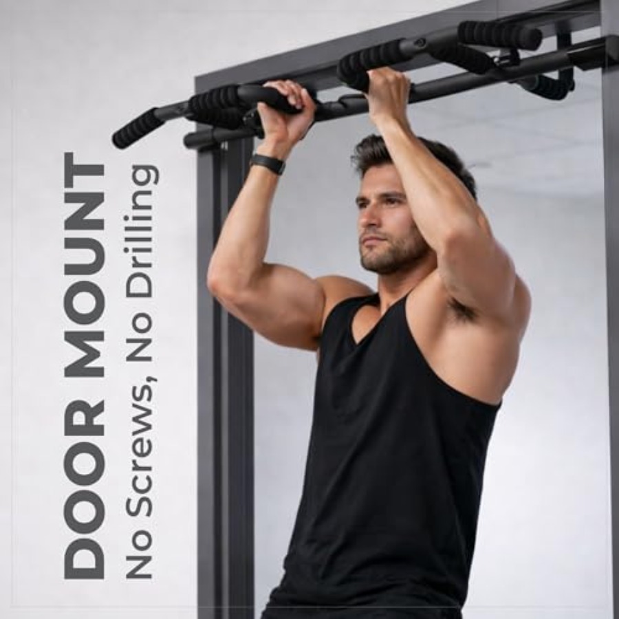 Barra de dominadas para puerta - Home Bar Setup reseña y precio
