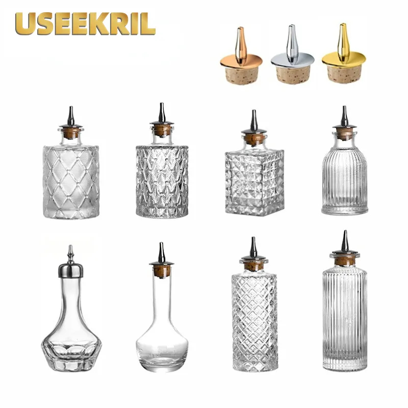 Botellas de amargo de cóctel c - Bitters Bottle Set reseña y precio